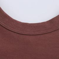 Vestido de una pieza casual ajustado de color sólido con cuello halter para mujer, verano 2025 - details 12