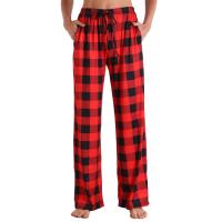 Pantalones casuales, bolsillos estampados, bandas elásticas, ropa de hogar recta y holgada para mujer - details 3