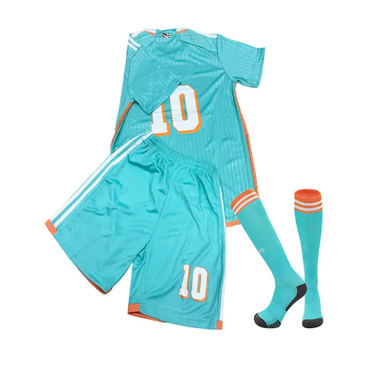 2024/2025 Camisetas de Fútbol para Niños Conjuntos de Entrenamiento Prácticos Aqua - 1