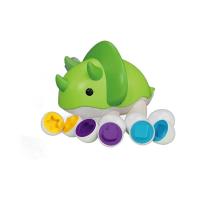 Caja de almacenamiento de dinosaurios con forma de huevo inteligente, funda cognitiva de Triceratops sensorial para bebé, juguete educativo para edades tempranas - details 7