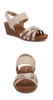 Sandalias de tacón alto con plataforma y suela gruesa, moda 2025, sandalias de playa bohemias con plataforma para mujer - details 4