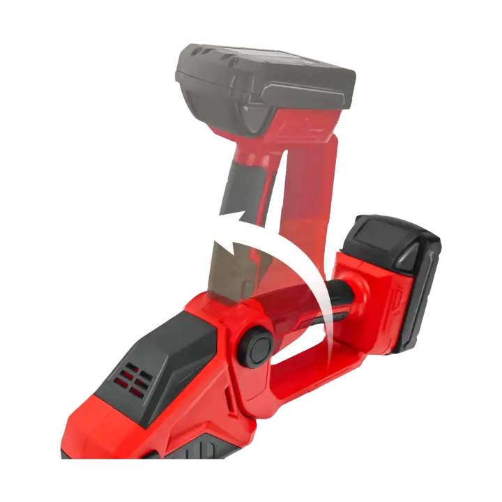 Podadora De Bricioles Inalámbrica 2-en-1 Con Cortacésped Manuales Kit De Trimmer De Barril Para Jardín Compatible Con Batería Milwaukee 18V (No Incluye Batería) - 1