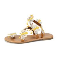 Nuevo jersey, sandalias de mujer de estilo europeo y americano para vacaciones, sandalias ligeras de mariposa de talla grande - details 1