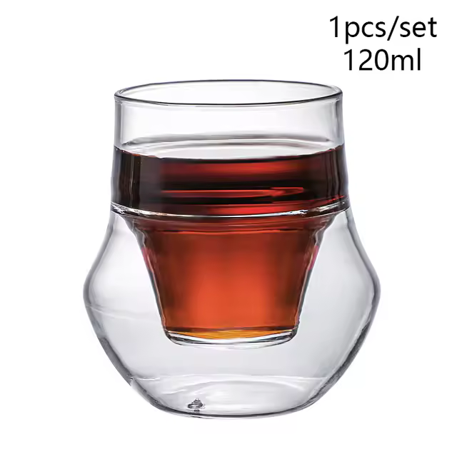 Taza de Té de Marca de Vino de Brandy Ideal para Fiesta de Leche Cocina y Comedor - 1