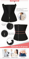 Cinturón Modelador De Cintura Para Mujer Con Control De Abdomen Corset Afinador De Cintura Deportivo Material De Poliéster Y Nylon Soporte Medio - details 7