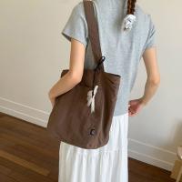 Bolso de hombro de nailon de estilo coreano informal, bolso de mano ligero impermeable, bolso de mano de gran capacidad de Color sólido, bolso de viaje - details 6