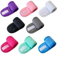 Diadema Facial de SPA para mujer, toalla de maquillaje para el cabello, diademas para lavado de cara, gorros de ducha suaves para el cabello, accesorios para el baño, 5 unidades - details 9