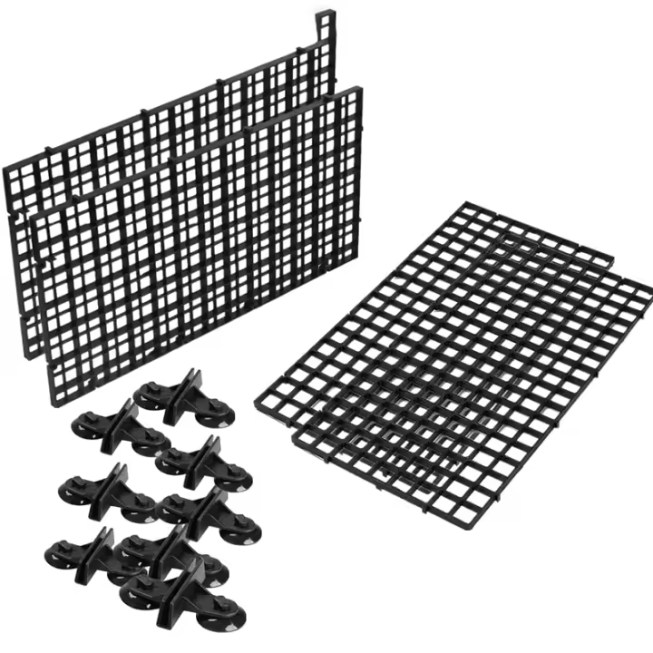Bandeja divisora de Acuario, malla de plástico, difusor de luz de caja de huevos de Acuario, filtro divisor de tanque de peces, aislamiento inferior - 1