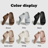 Zapatillas planas ligeras de EVA para mujer, zapatos de baño cómodos para masaje, toboganes de Interior para parejas, zapatos de ducha para el hogar, verano, nueva moda - details 0