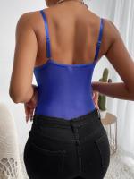 Tanga de encaje con costuras Para Mujer, Lencería Sexy Y Ropa Interior con escote en forma de corazón, Sin Mangas - details 12