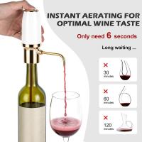 Botella de vino eléctrica, dispensador automático inteligente, con cable micro USB A recargable - details 0