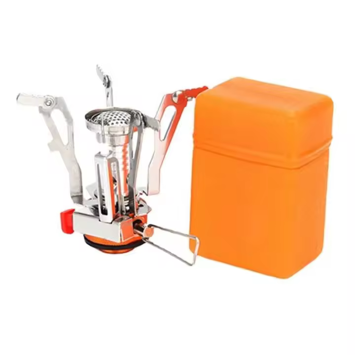 AOTU Estufa de barbacoa portátil de gas para acampar al aire libre, picnic, 3000W - 1