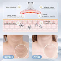 Equipo de Belleza Levantamiento y Decoloración del Hogar de las Líneas del Cuello Masajeador Reafirmante Facial Introductor de Microcorriente Cuidado de la Piel Facial - details 5