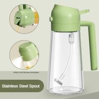 Botella dispensadora de aceite en aerosol 2 en 1, herramienta de cocina integrada con boquilla, 470ml - details 3