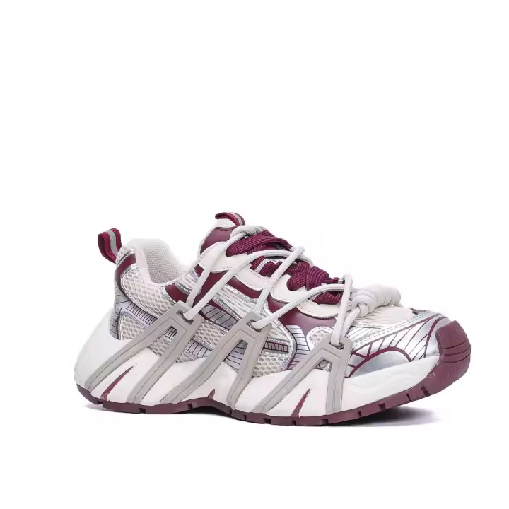 Nuevos zapatos deportivos de cabeza redonda cómodos y duraderos con parte inferior gruesa - 1