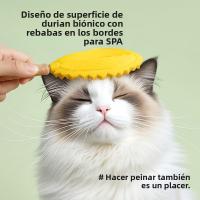 Peine de Masaje Durian para Mascotas Cepillo de Depilación para Gatos Cepillo Limpiador de Pelo para Gatos Cepillo Multifunción para Afeitadora - details 1