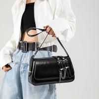 Bolso Cruzado Retro de Cadena Monedero de Antiguo Estilo para Mujeres con Múltiples Compartimentos, Cierre Magnético, Forro de Poliéster, Bolso Cruzado Casual Negro/Marrón/Blanco/Rojo/Café - details 1