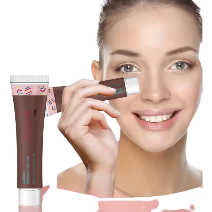 Gel para ojos con cafeína y vitamina C para aclarar las ojeras y reafirmar la piel, esencia de reparación instantánea para ojos, tratamiento de belleza para ojos - 1