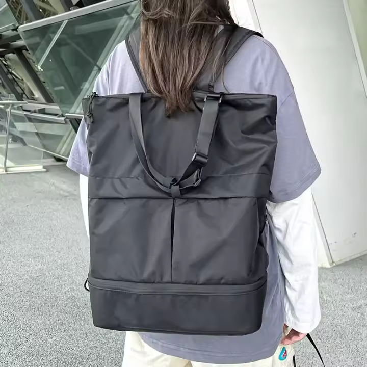 Mochila de gran capacidad Unisex, bolso deportivo impermeable de nailon, mochilas escolares de tendencia, bolso de viaje de ocio portátil - 1