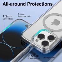 Funda transparente Original magnética para iPhone 16 15 14 13 12 11 Pro Max Plus mini XS XR Funda para Magsafe Funda transparente de silicona - details 4