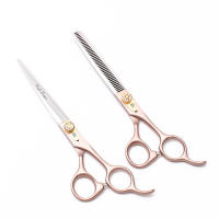 Tijeras de corte de pelo para peluquería profesional, 5,5 ", 6", 7 ", Japón 440C, Z9105 - details 6