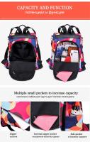 Mochila escolar antirrobo Impermeable para Mujer, Bolso deportivo Ligero para Todos los días, Viajes Cortos, Trabajo - details 3