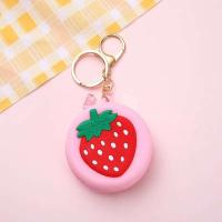 Nueva cartera monedero de silicona con forma redonda de animales de dibujos animados para mujer, llavero de regalo para niños - details 11