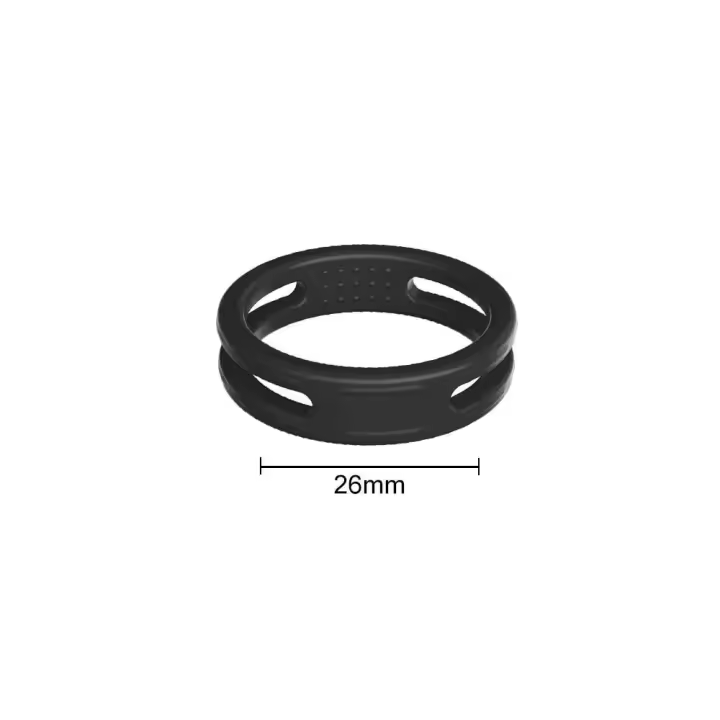 Anillo masculino para retrasar la eyaculación, bola de unión escrotal, anillos para hombre, anillo de silicona, juguete sexual para hombres - 1