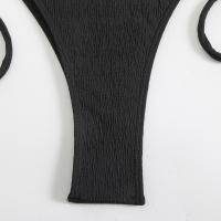 Subsistema especializado para mujer con bikini traje de baño sexy de color sólido para mujer - details 13