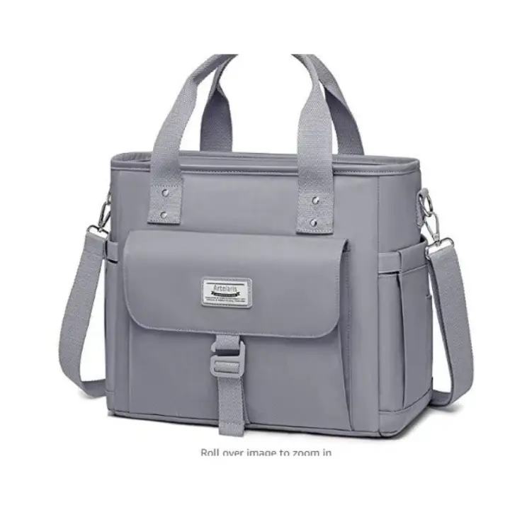 Bolso de Mamá de Moda de Otoño Empalme Fresco, Gran Capacidad, Separación Ligera para Mamá y Bebé - 1