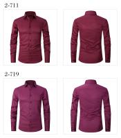 Nueva camisa social de manga larga para hombre de otoño/invierno grande 6XL de alta calidad, moda sin hierro, informal de negocios, blanco puro - details 5