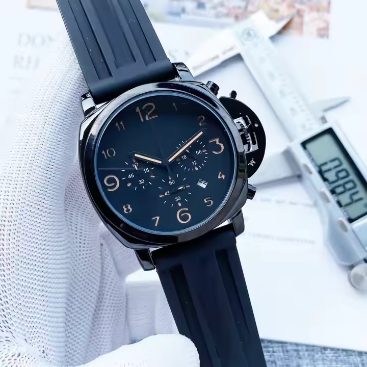 Reloj de gran tamaño para hombre, medidor de moda, Chip de tiempo, reloj de marca multifuncional, serie PM de lujo - 1