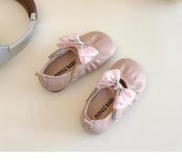 Zapatos de cuero para niñas, calzado de vestir antideslizante, versátil, con fondo suave, estilo coreano, Primavera, 2025 - details 5