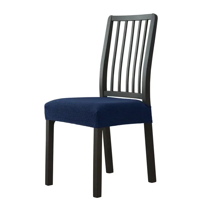 Funda para asiento de silla de comedor, forro Polar elástico para silla, Protector de cojín de asiento antipolvo duradero para fiesta de boda en casa, 1 ud. - 1