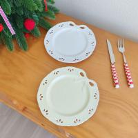 Arco alivio bajo vidriado plato de cerámica celebridad de Internet ins cafetería plato de alto valor plato de postre plato de comida occidental - details 6