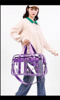 Bolsa de viaje transparente de PVC, bolsos de hombro tipo bandolera portátiles para deportes, senderismo al aire libre, natación, compras, bolso transparente - details 2
