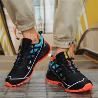 Zapatos de senderismo para hombre y mujer, calzado deportivo de cuero - details 14