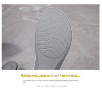 Zapatillas de mujer, novedad de verano, zapatos deslizantes con botones de Metal a la moda, sandalias de playa con cuña, chanclas de ocio con plataforma exterior para mujer - details 13