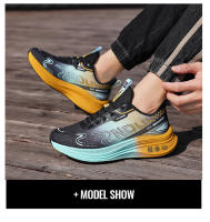 Nuevas zapatillas deportivas de malla transpirable de verano para hombre y mujer, zapatillas casuales y ligeras con suela suave para correr - details 11