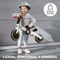 Triciclo 3 en 1, Minibicicleta, sin Pedales, Bicicleta bebé, para niños, Minitriciclo de Equilibrio, Plegable, Asiento Ajustable, 12 meses - 5 años, 25 kg, Amarillo y Azul - details 3