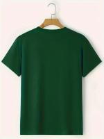 Camiseta holgada deportiva informal de verano para hombre, camiseta de manga corta con cuello redondo y estampado MILANO, cómoda para compras - details 8