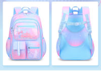 Mochila Escolar de Moda para Niñas OKKID Color Gradiente Rosa-Púrpura Bolsas para Estudiantes - details 15