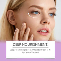 Crema para ojos reafirmante portátil, 20g, antiarrugas, firme, se desvanece, líneas finas, ojeras, antihinchazón, brillo e hidratación, crema para ojos - details 10