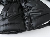 Manténgase abrigado y parece con estilo: chaqueta térmica con capucha para niña con acolchado alternativo de plumón para invierno - details 78