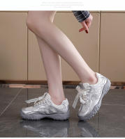 Nuevos Zapatos Casuales De Encaje Para Mujer, Zapatos De Tablero Transpirables De Malla - details 14