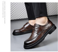 Zapatos de cuero de alta gama de cuero puro nuevo vestido de negocios de cuero transpirable casual - details 16