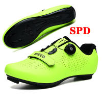 New Men Cycling Boots Outdoor SPD Road Cycling Sports Shoes Leather Breathable MTB Mountain Off-Road Cycling Sports Shoes Men - details 7