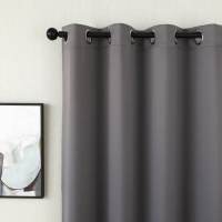 MILVIDAS Full Shading Curtain Super Soundproof Heat Insulation 100% Blackout Curtain Thickened Uv Protection With 8 Rings For Li - details 3