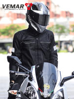 Chaqueta de Moto Transpirable VEMAR Anti-caída, Resistente al Desgaste, Tejido Reflectante con Almohadillas Protectoras CE Cierre de Cremallera Estilo Redondo Tallas S-4XL - details 13