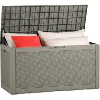 380L Grande Caja de Almacenaje de Jardín, Resina Arcón de Ordenación Exterior para Muebles de Patio - details 0
